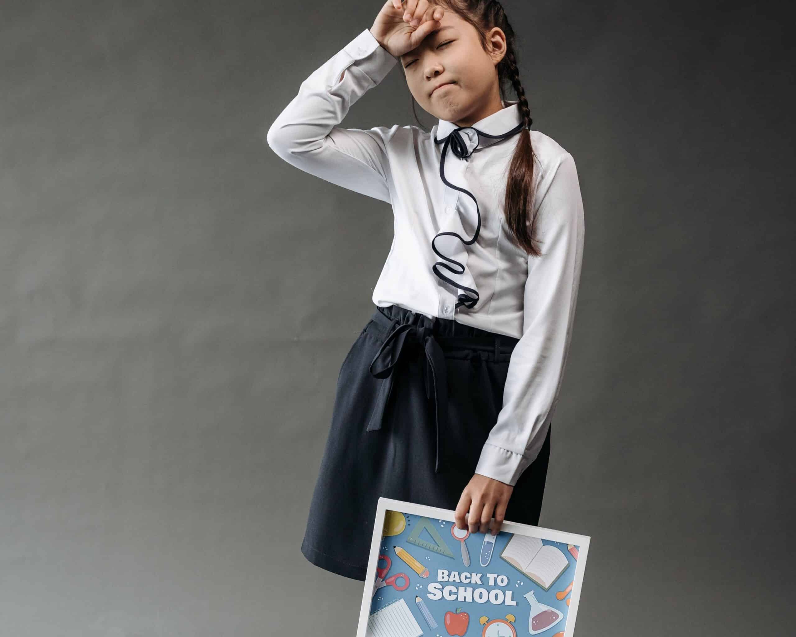 Stock Photo -School Anxiety
